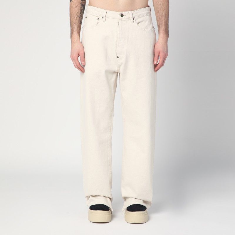 MAISON MARGIELA Cotton Trousers with Front Closure for Men (SS25)