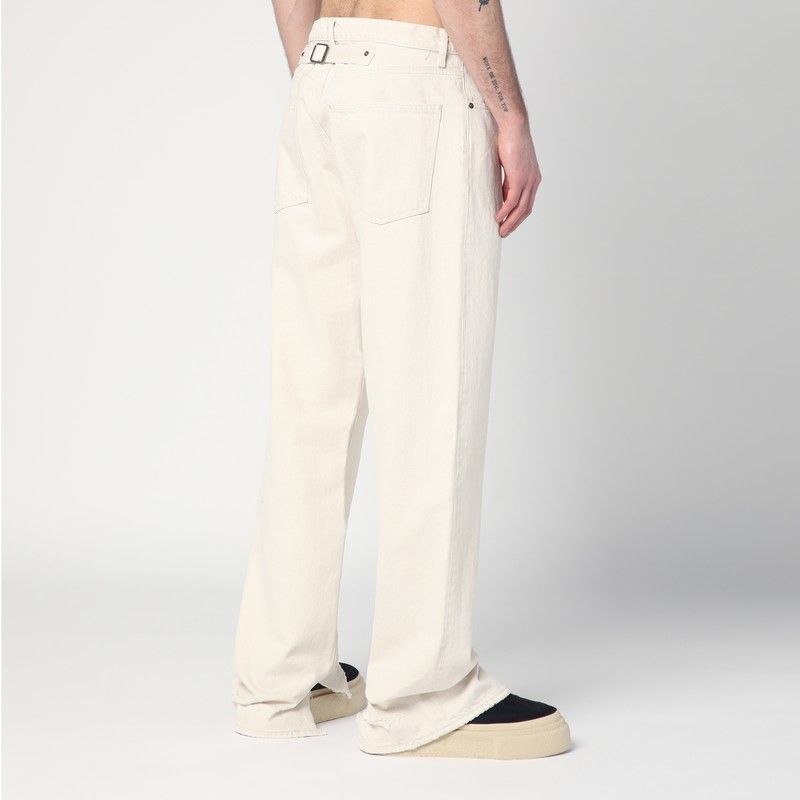 MAISON MARGIELA Cotton Trousers with Front Closure for Men (SS25)