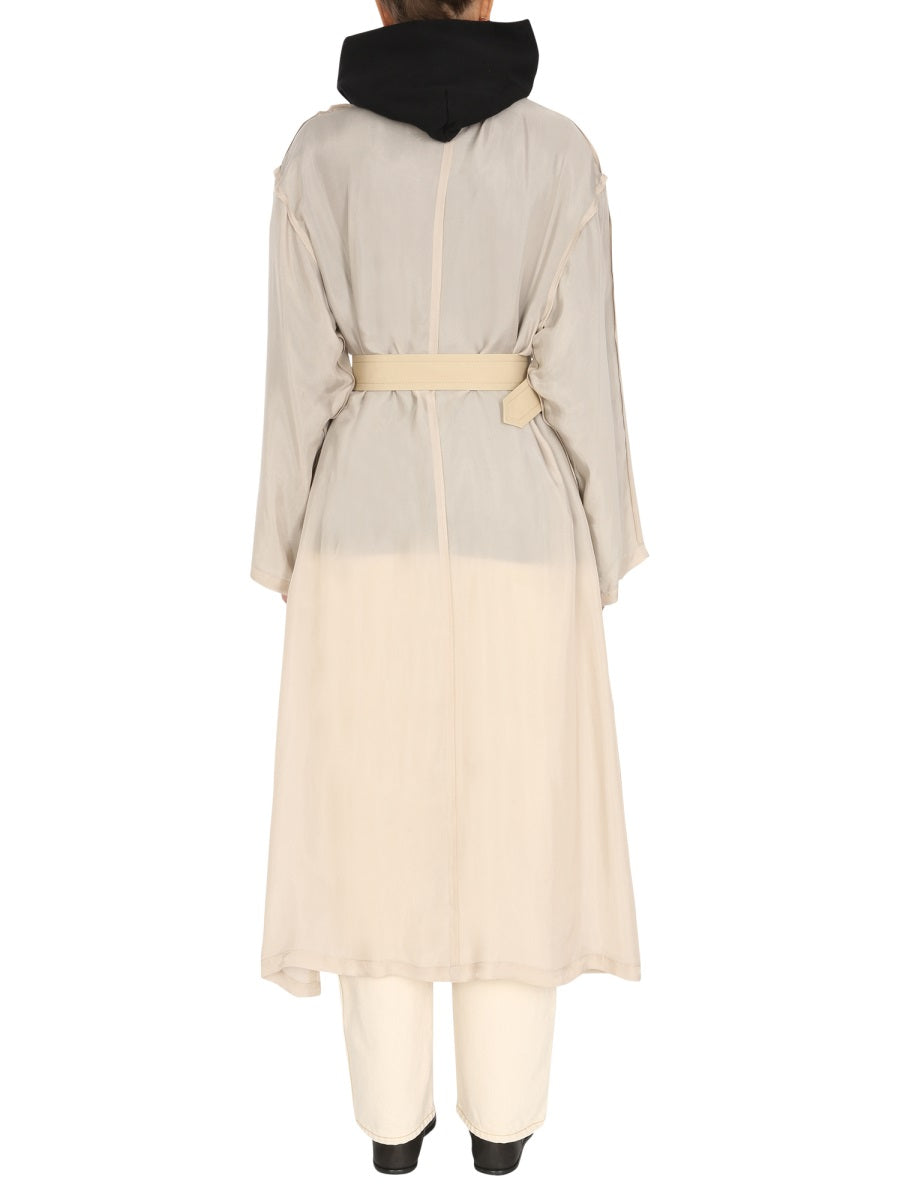 MAISON MARGIELA Two-Material Trench Coat