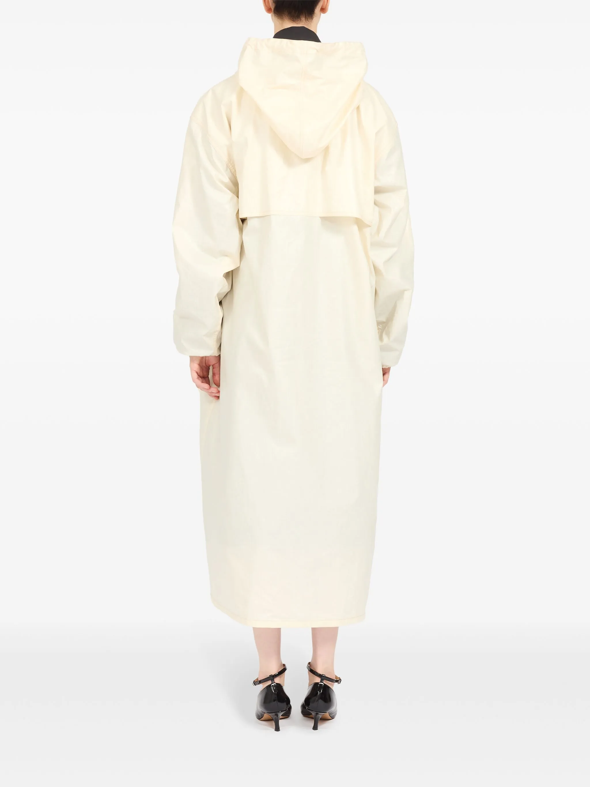 MAISON MARGIELA Oversized Cotton Caban Jacket - Size 38