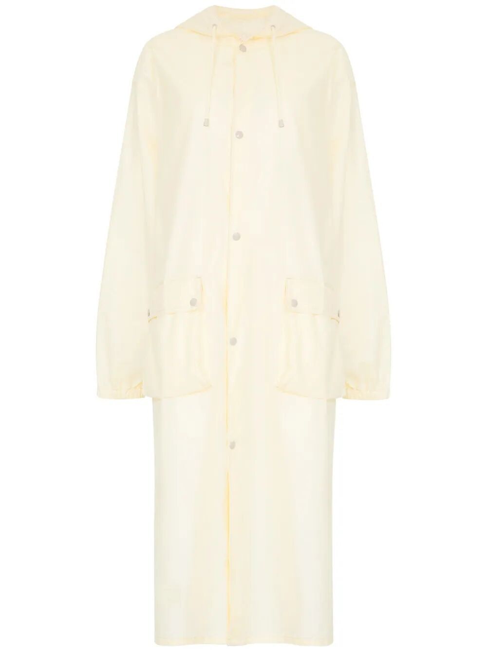 MAISON MARGIELA Rubberized Cotton Caban Jacket for Women