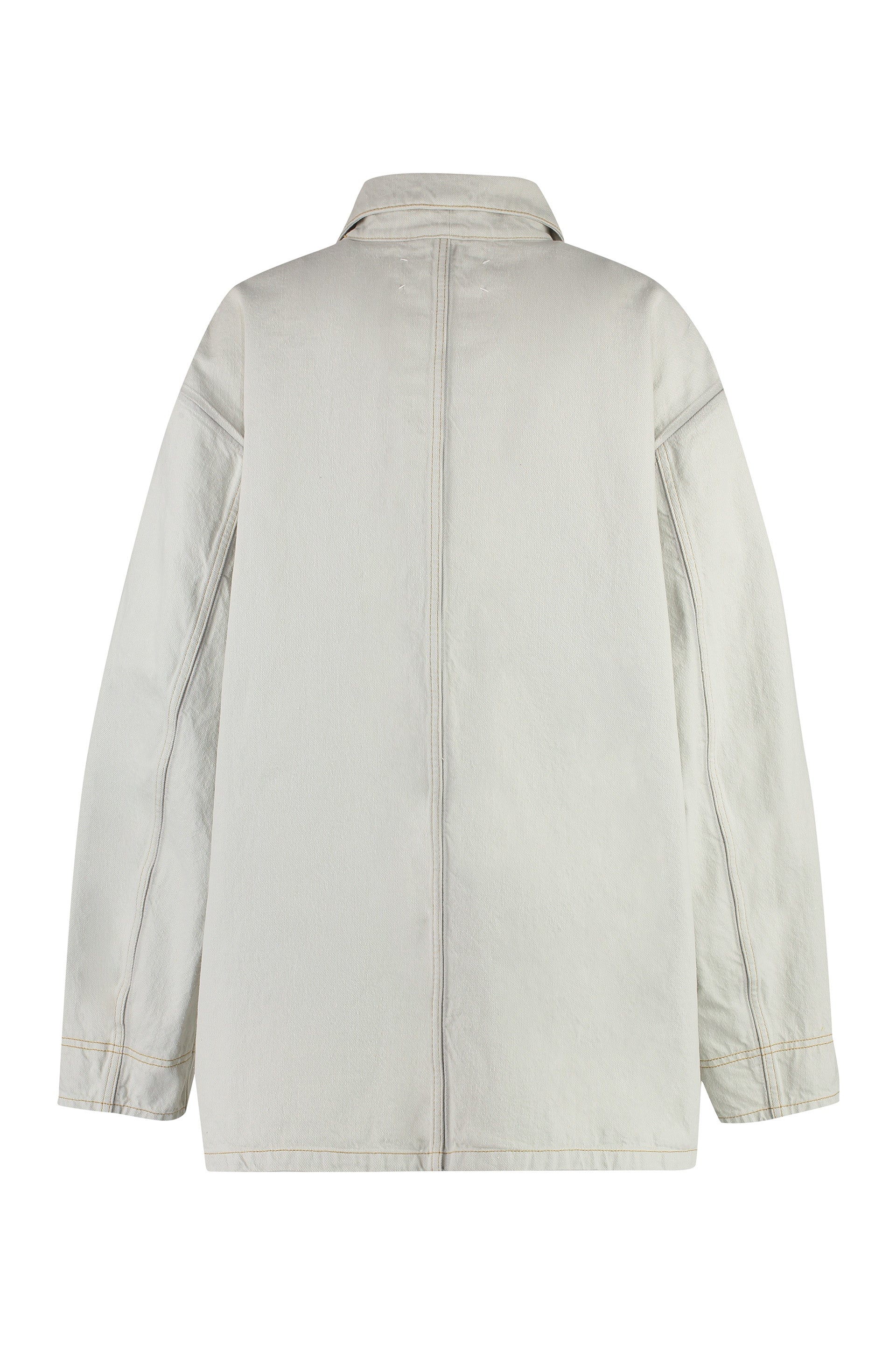 MAISON MARGIELA Women’s Denim Jacket with Contrast Stitching