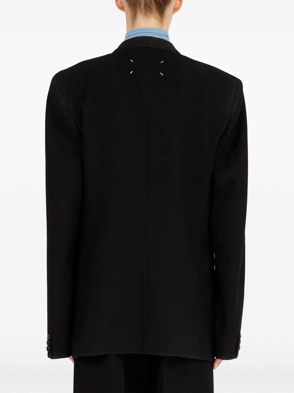 MAISON MARGIELA Wool Single-Breasted Blazer Jacket for Women