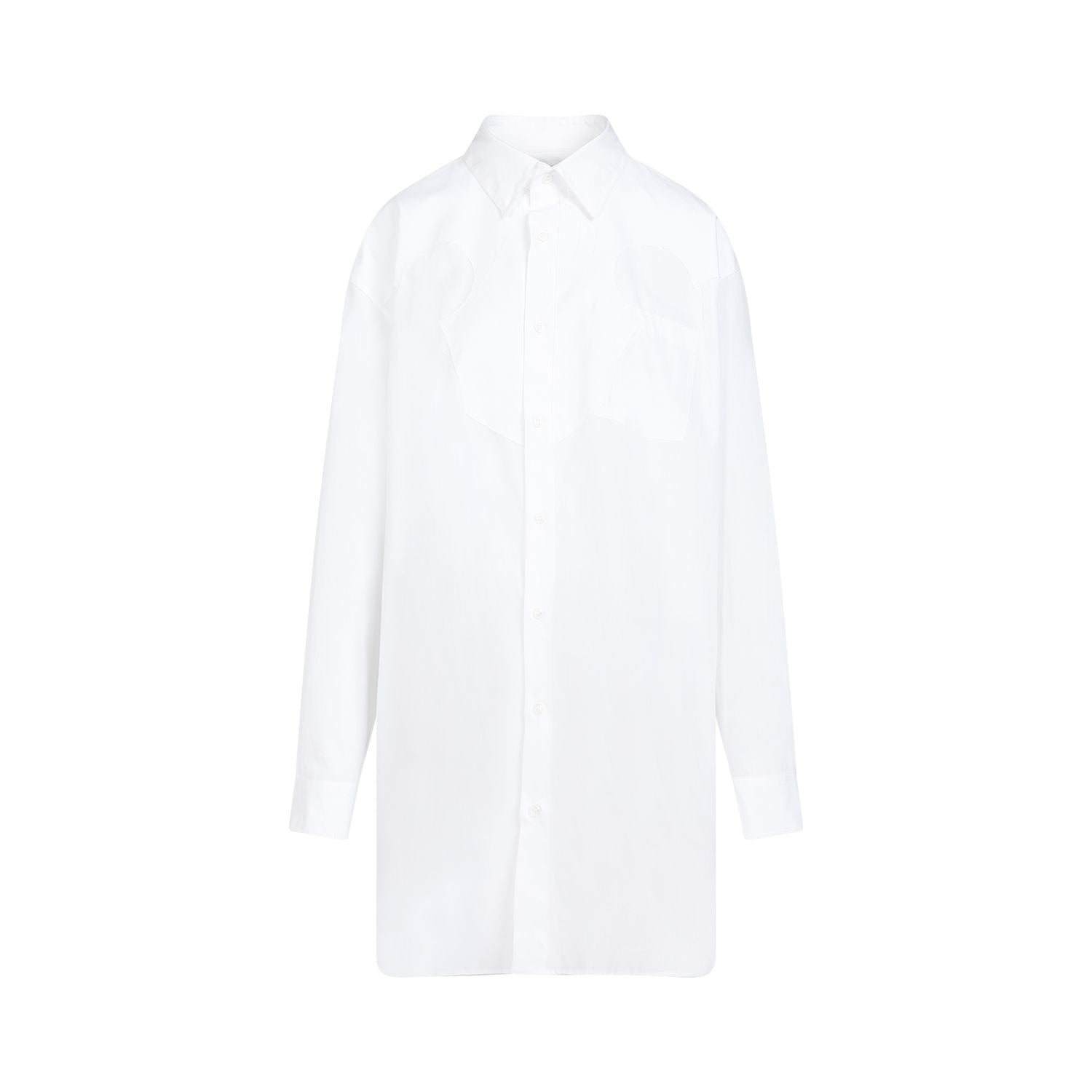 MAISON MARGIELA Chic Mini Poplin Shirt Dress for Women