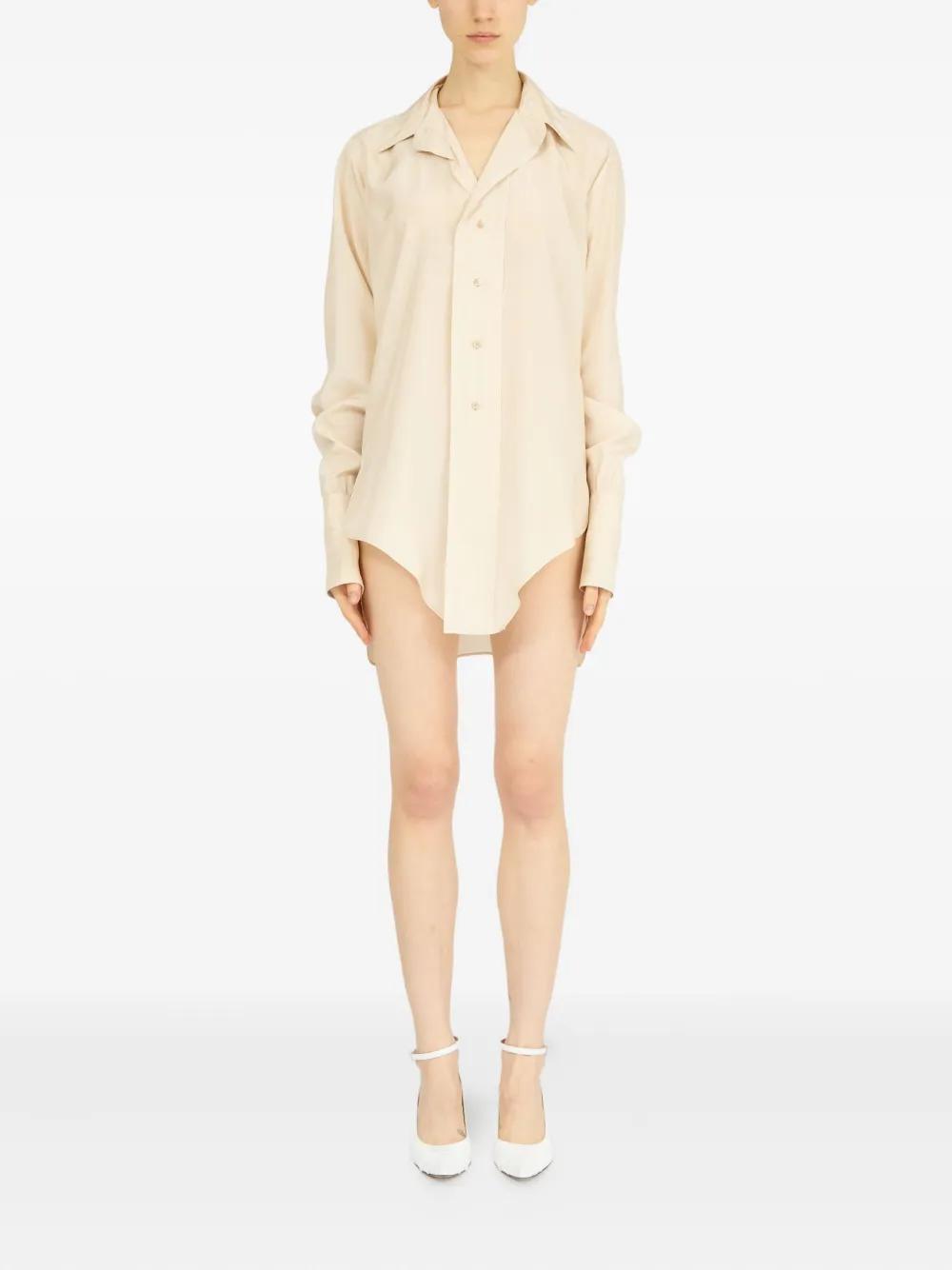 MAISON MARGIELA Dropped Hem Shirt - Size 40