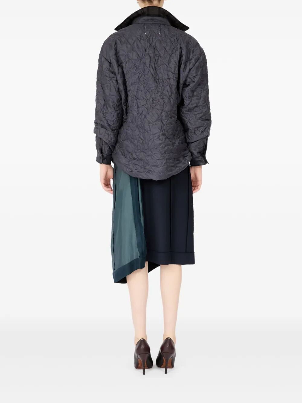 MAISON MARGIELA Long Sleeved Virgin Wool Shirt for Women