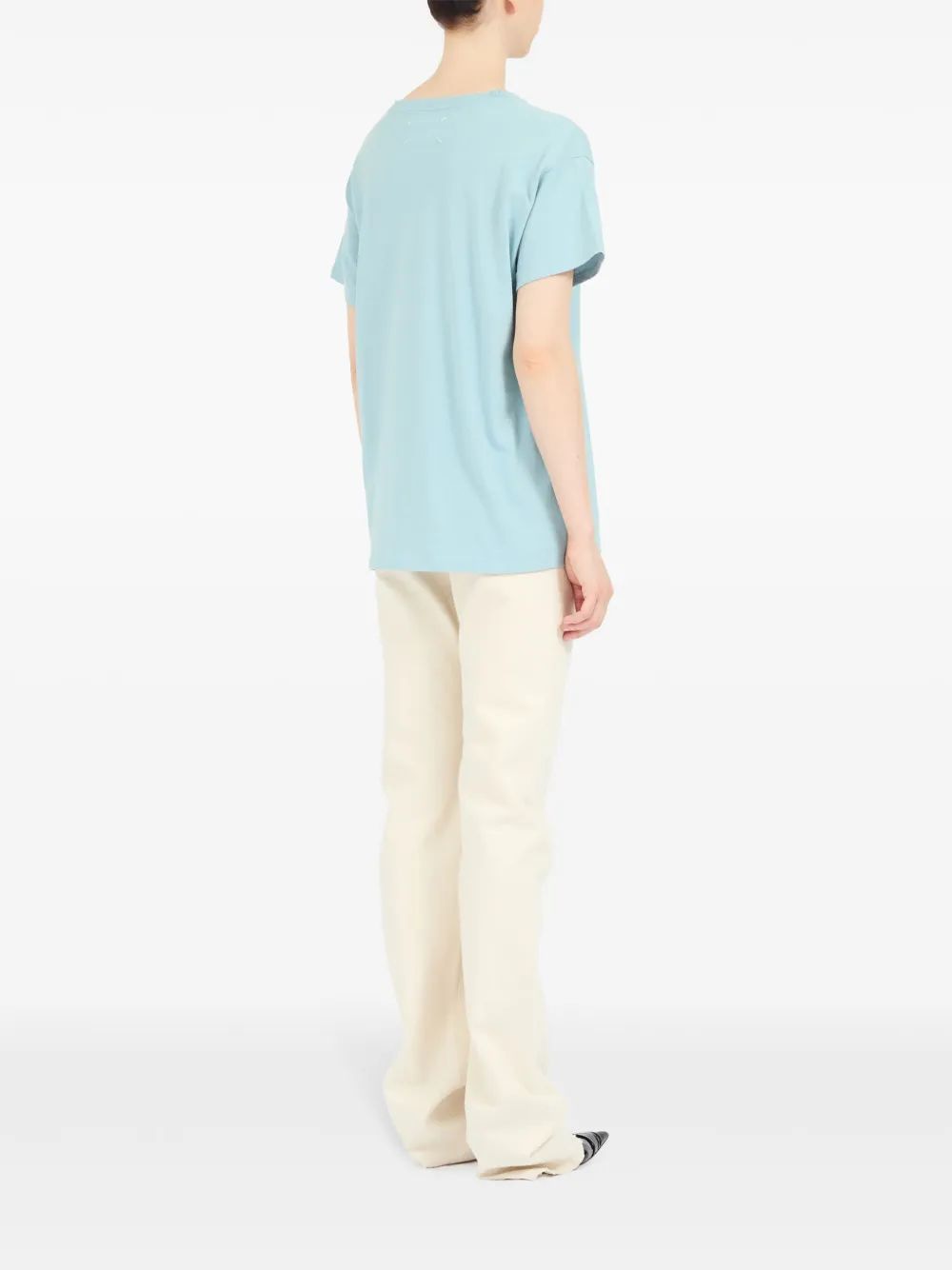 MAISON MARGIELA Logo Print Cotton T-Shirt for Women