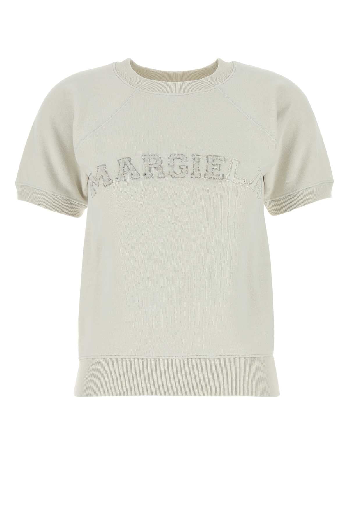 MAISON MARGIELA Short-Sleeved Sweatshirt in Regular Fit - Women’s Size S