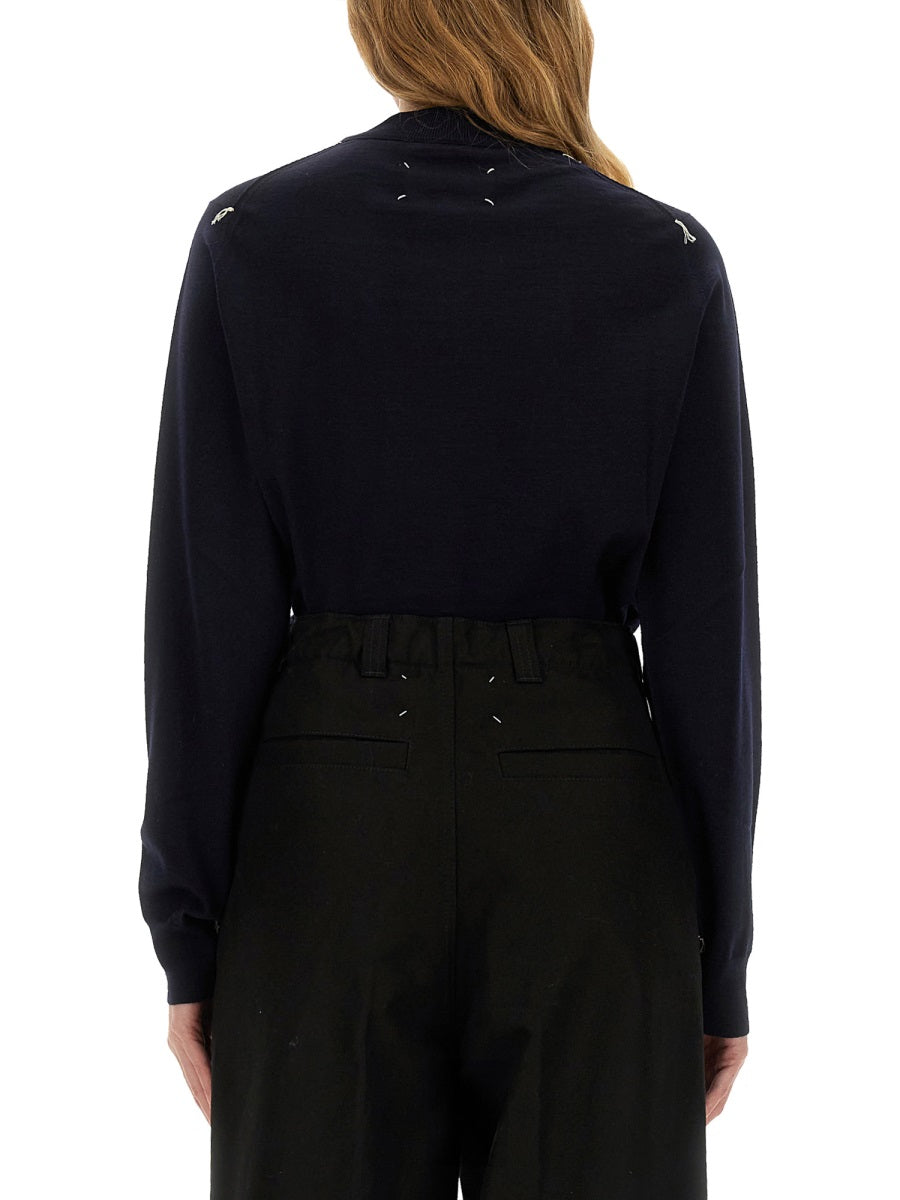 MAISON MARGIELA Wool T-Shirt - Regular Fit - Size S