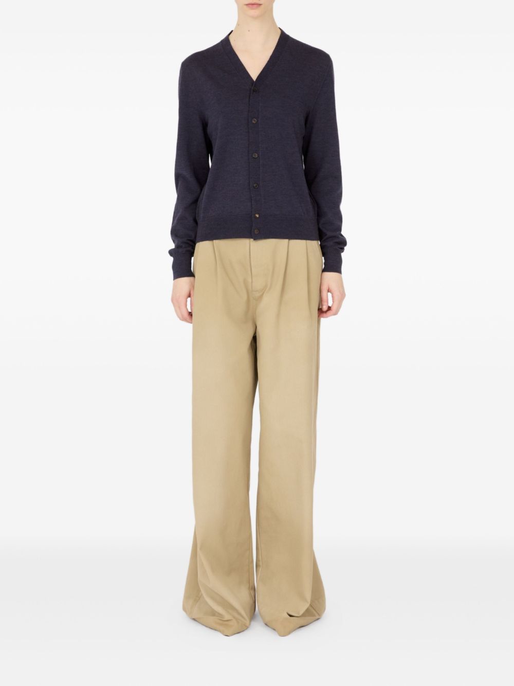 MAISON MARGIELA Wool V-Necked Cardigan