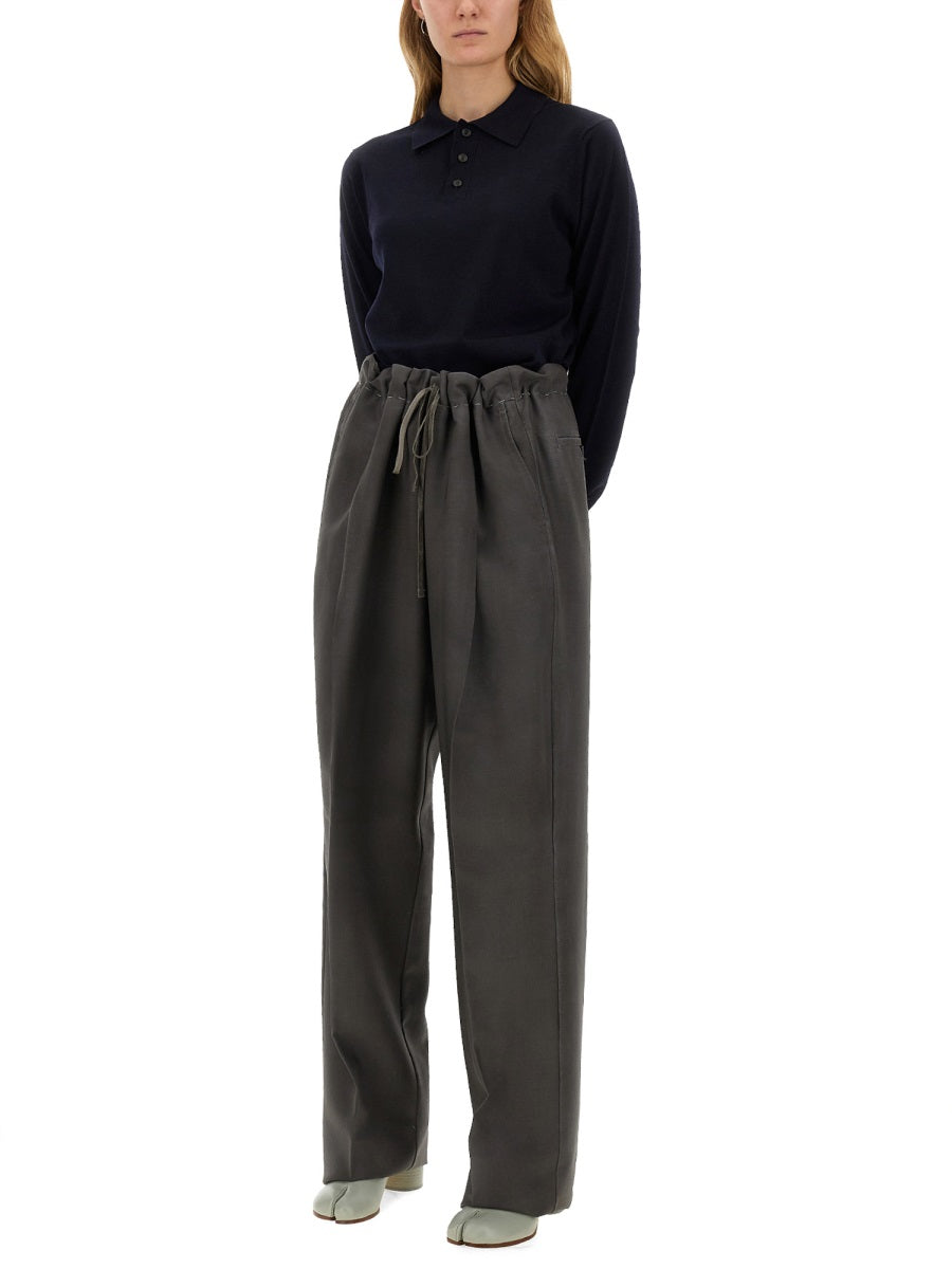 MAISON MARGIELA Oversize Wool and Mohair Trousers - Size 48
