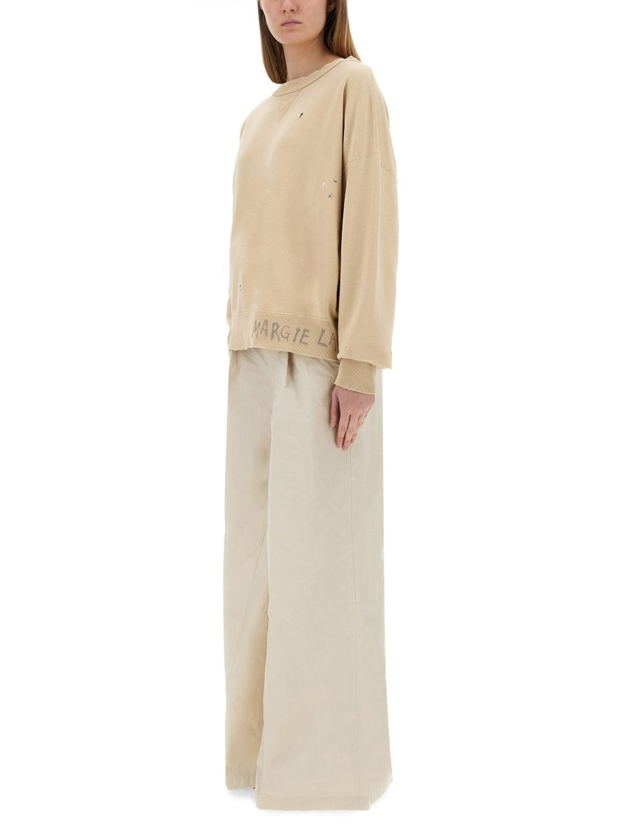 MAISON MARGIELA Cotton Trousers for Women - SS25 Collection