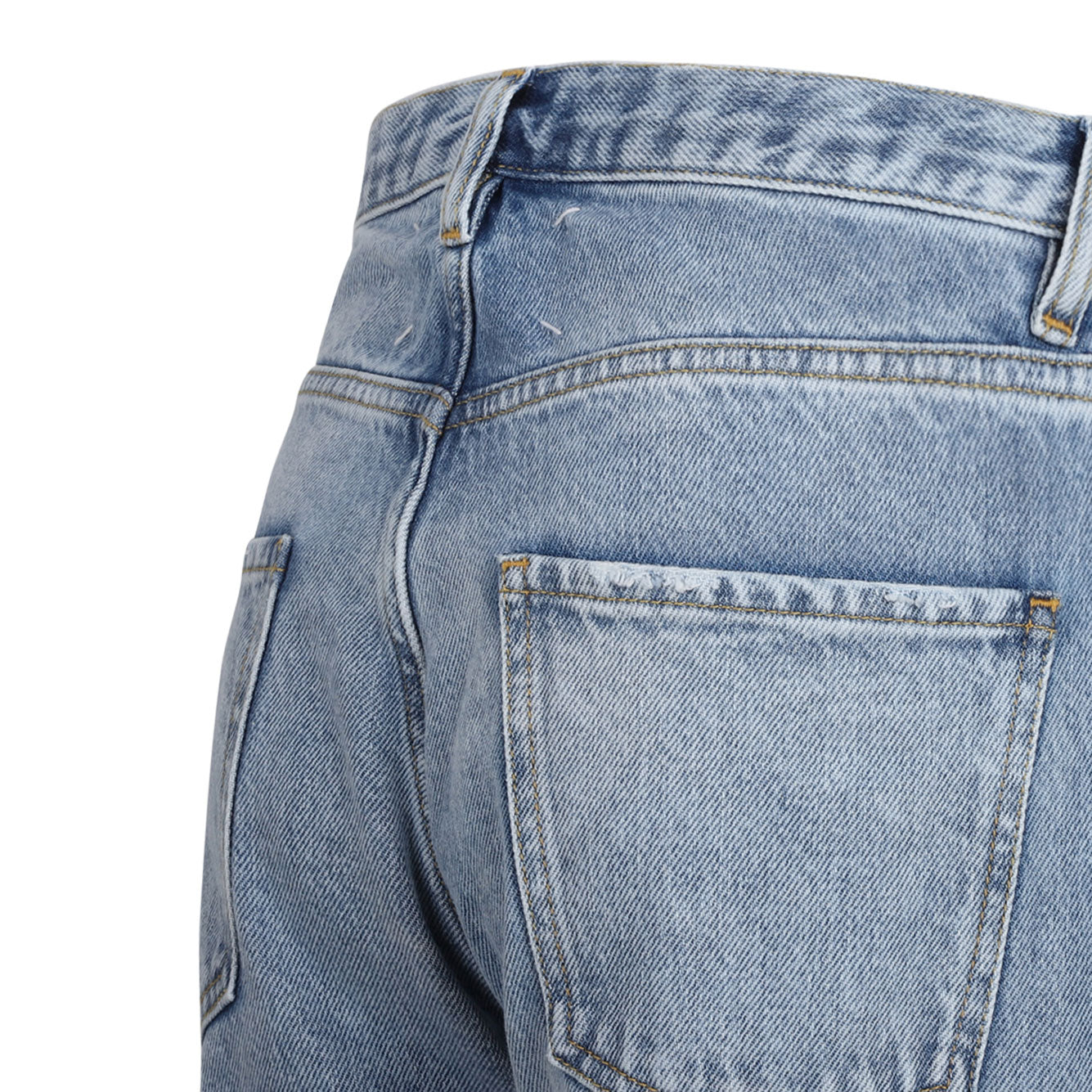 MAISON MARGIELA 5-Pocket Straight-Leg Jeans with Contrasting Inserts