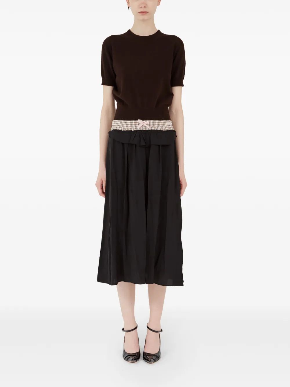 MAISON MARGIELA Elegant Women's Mini Skirt for SS25