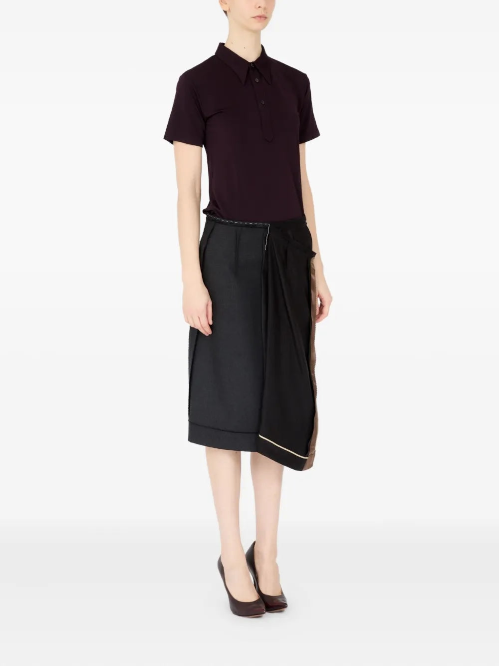 MAISON MARGIELA Sophisticated Midi Skirt