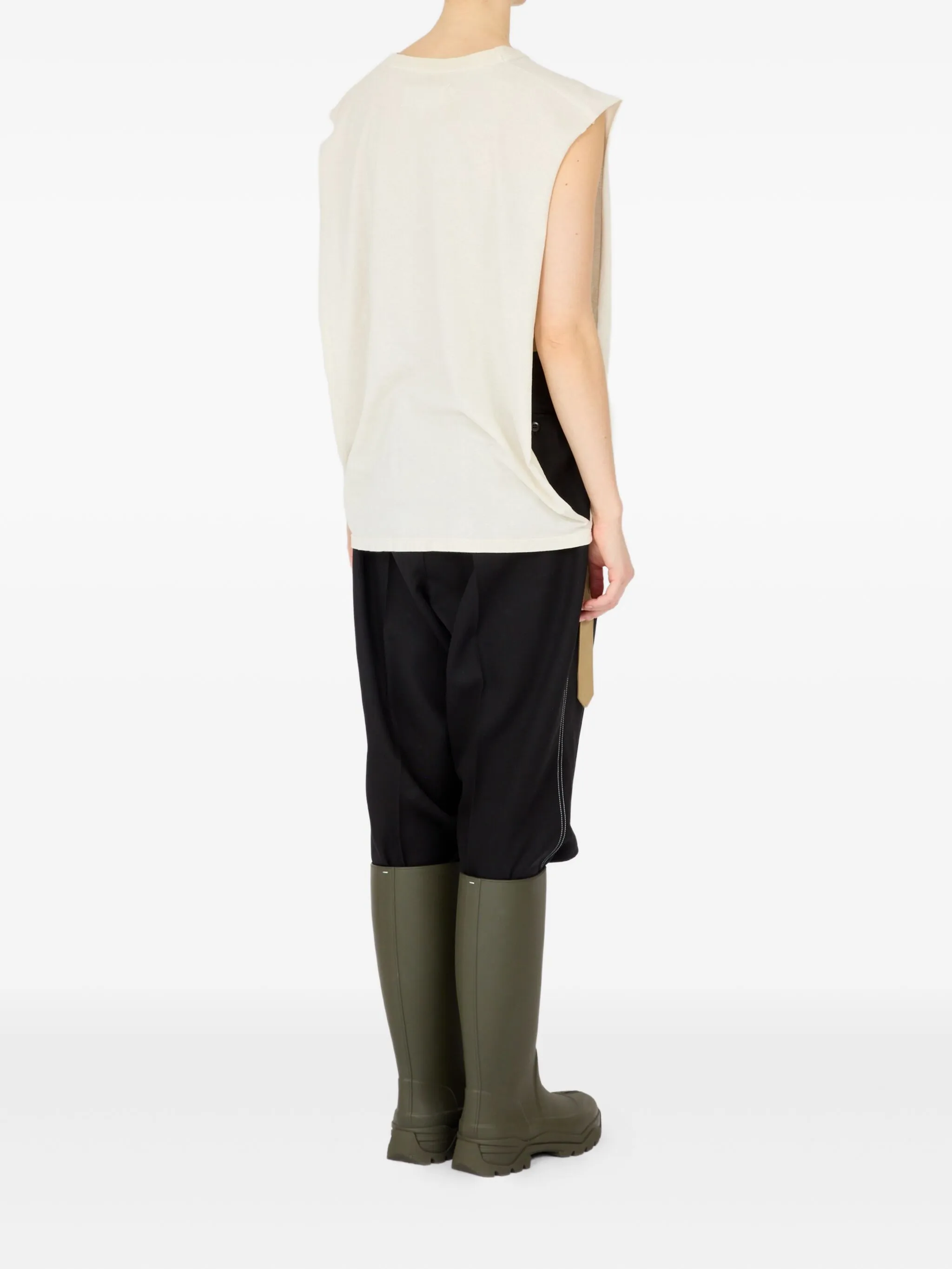 MAISON MARGIELA Sleeveless Cotton Tank Top
