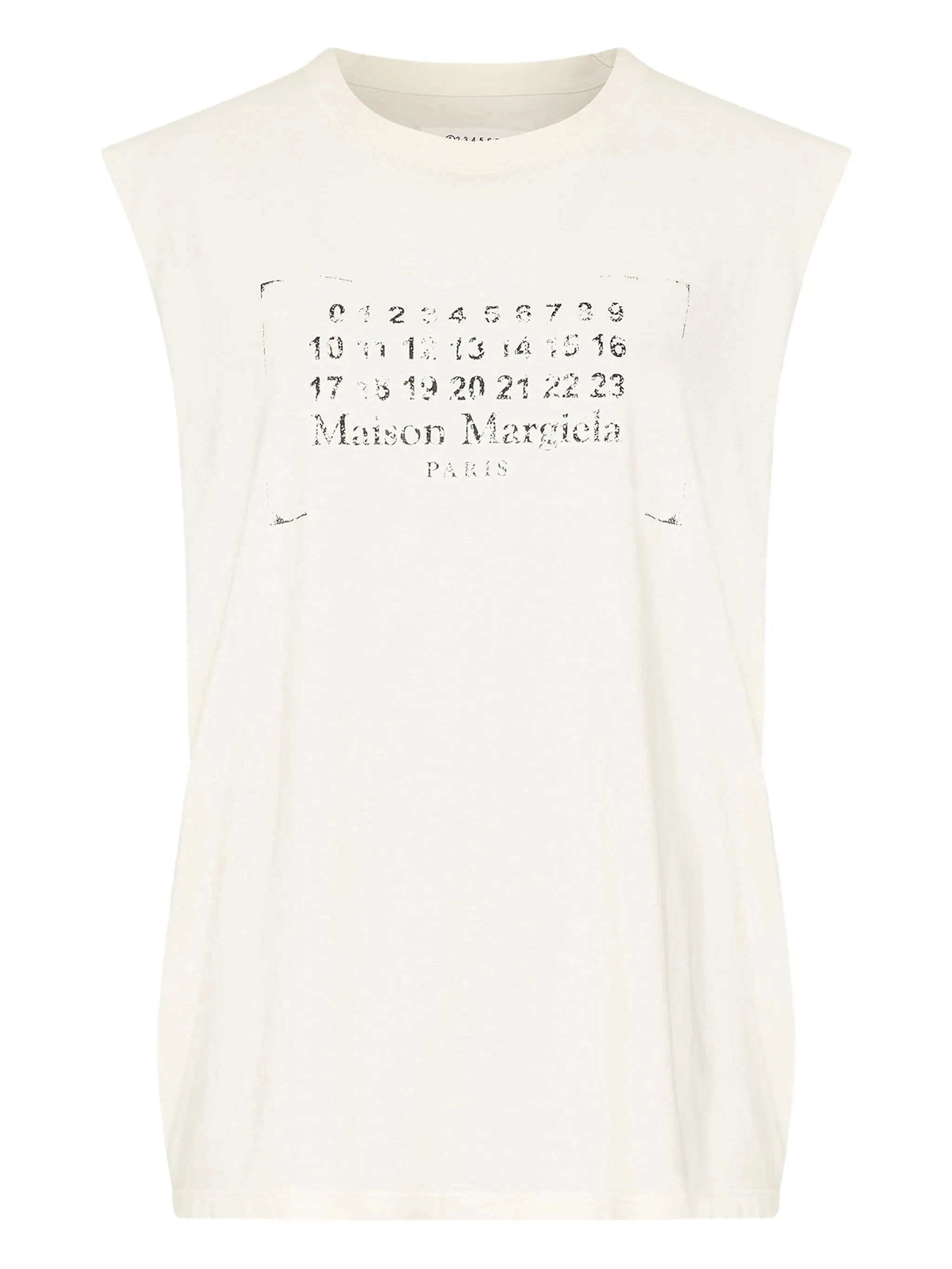 MAISON MARGIELA Sleeveless Cotton Tank Top