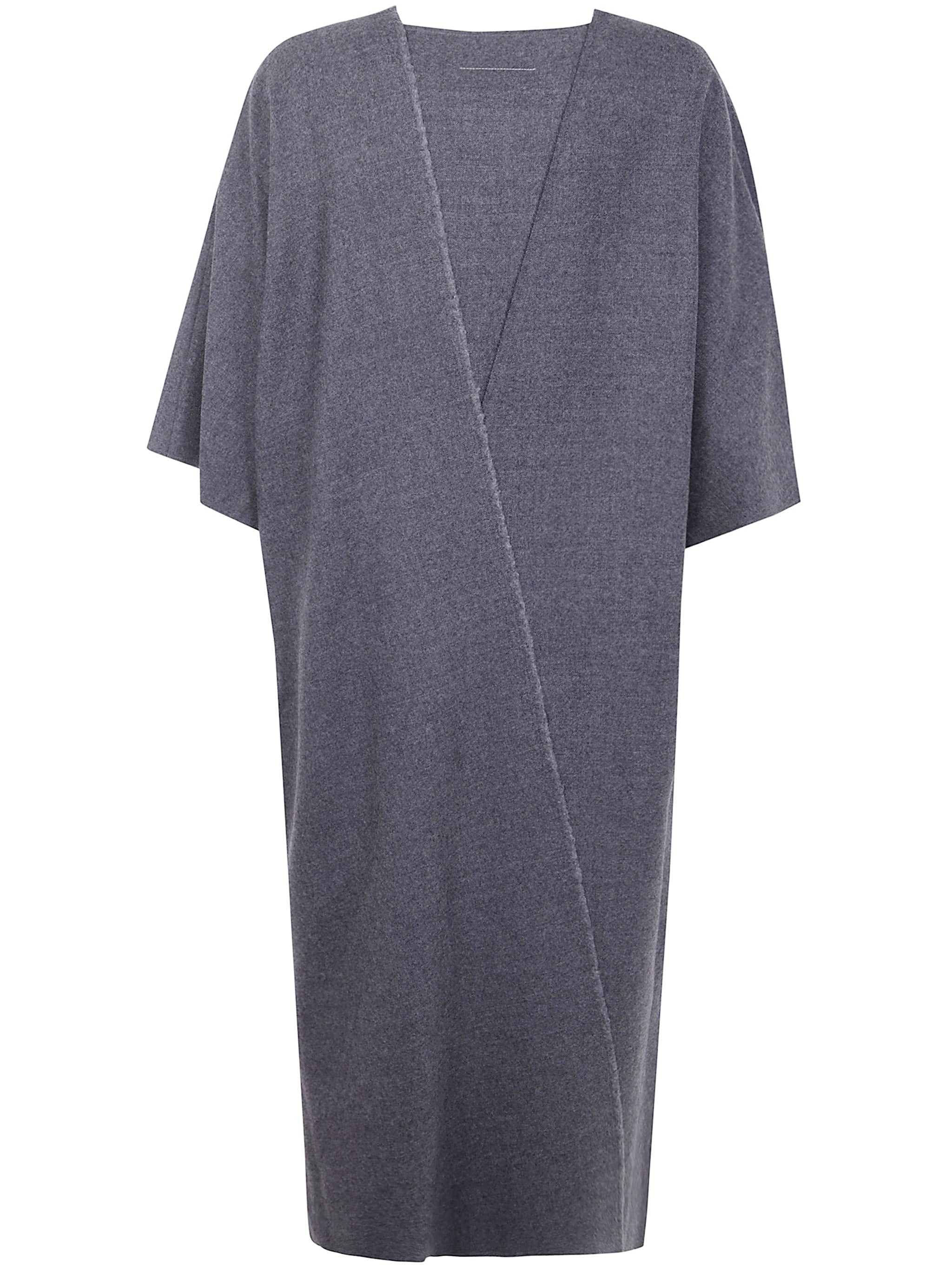 MM6 MAISON MARGIELA V-Neck Mid-Length Dress