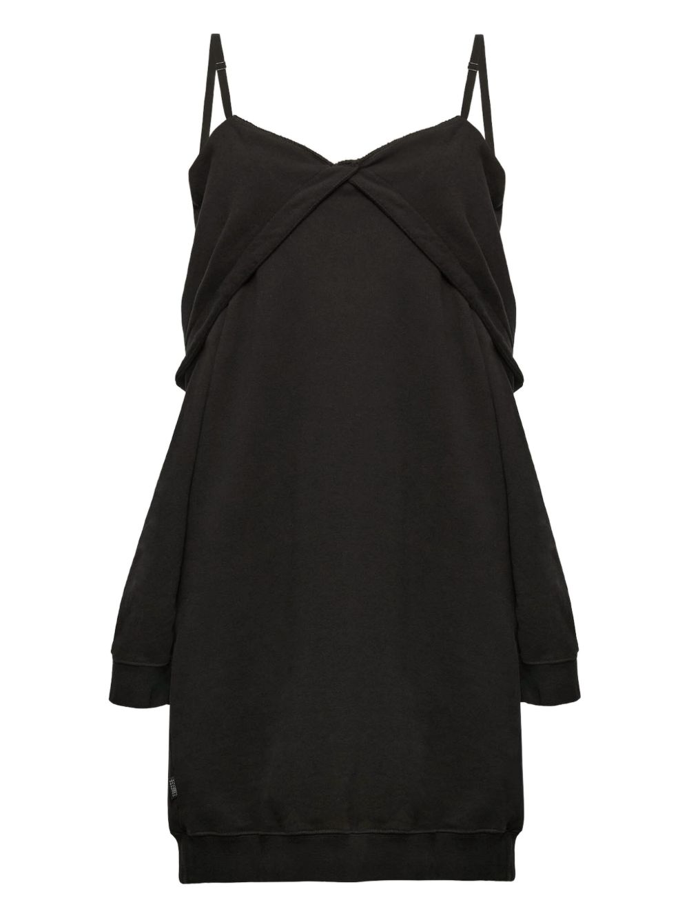 MM6 MAISON MARGIELA Twisted Front Mini Dress with Adjustable Straps