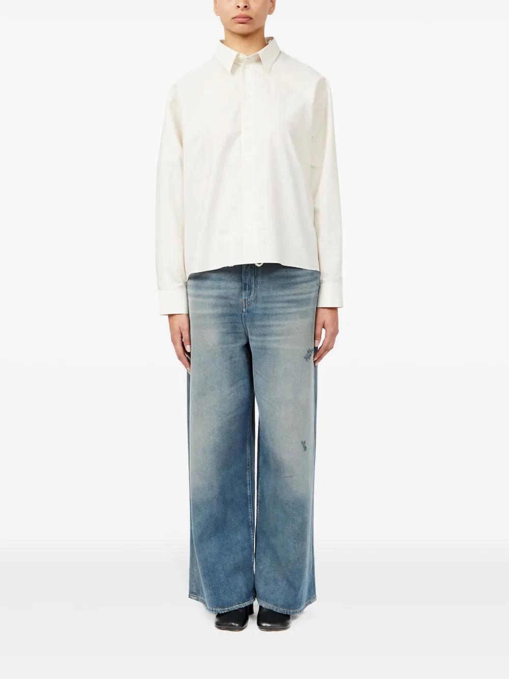 MM6 MAISON MARGIELA Classic Poplin Cotton Shirt for Women