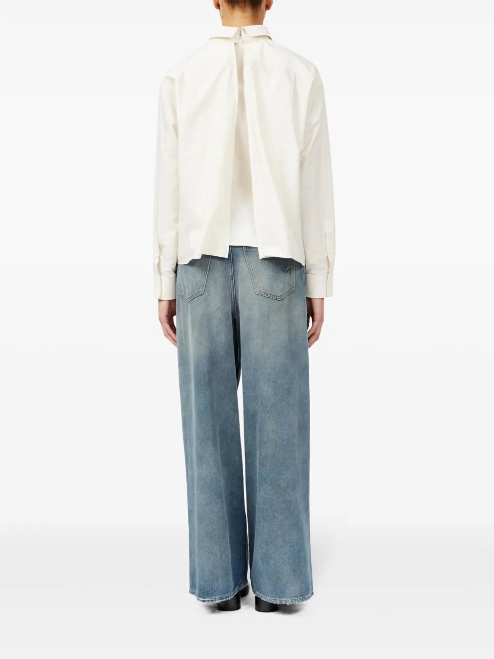 MM6 MAISON MARGIELA Classic Poplin Cotton Shirt for Women