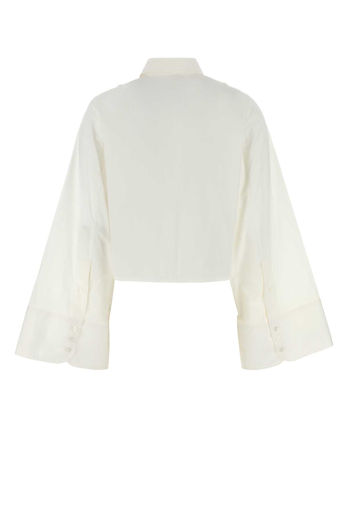 MM6 MAISON MARGIELA Poplin Long-Sleeve Shirt for Women