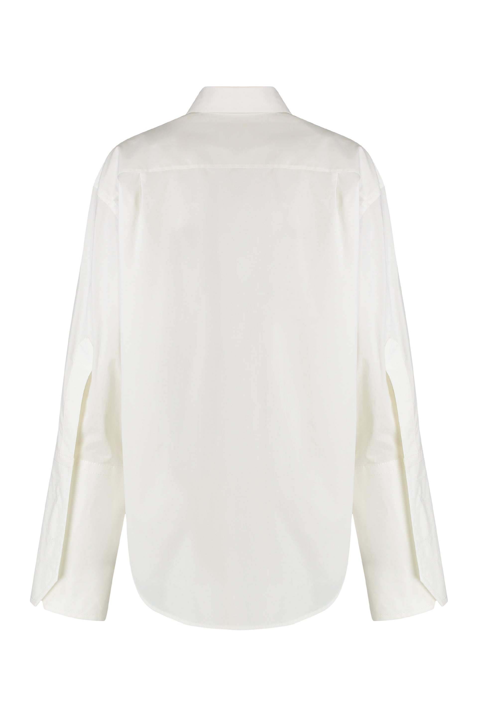 MM6 MAISON MARGIELA Elegant Cotton Shirt with Long Flared Sleeves
