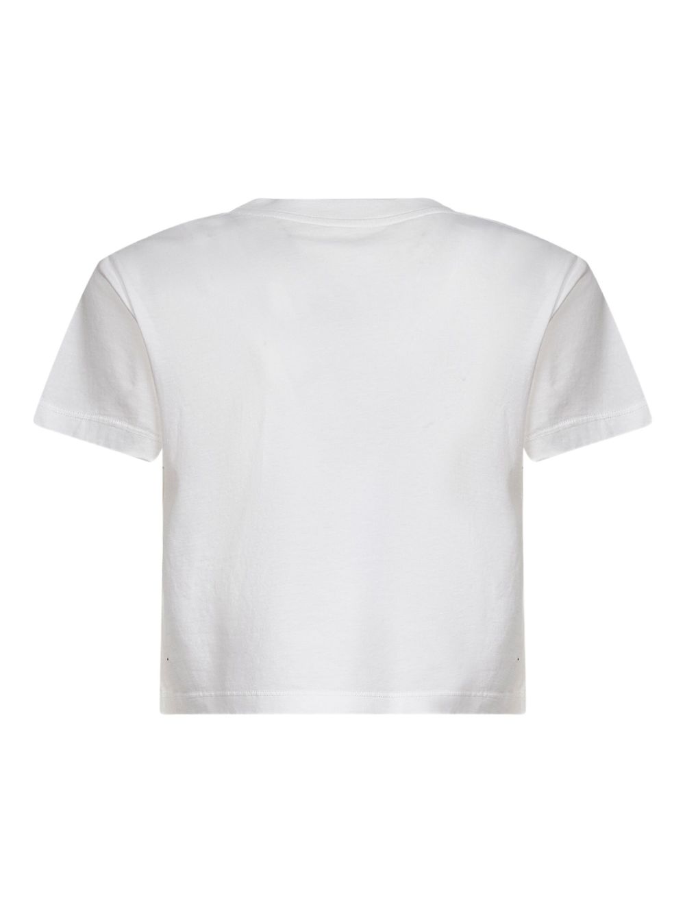 MM6 MAISON MARGIELA Cropped Logo Print T-Shirt - Size S