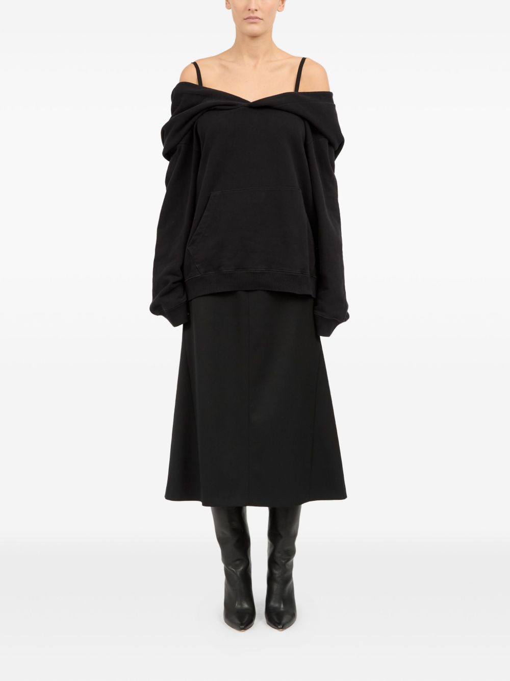 MM6 MAISON MARGIELA Adjustable Straps Cotton Hoodie