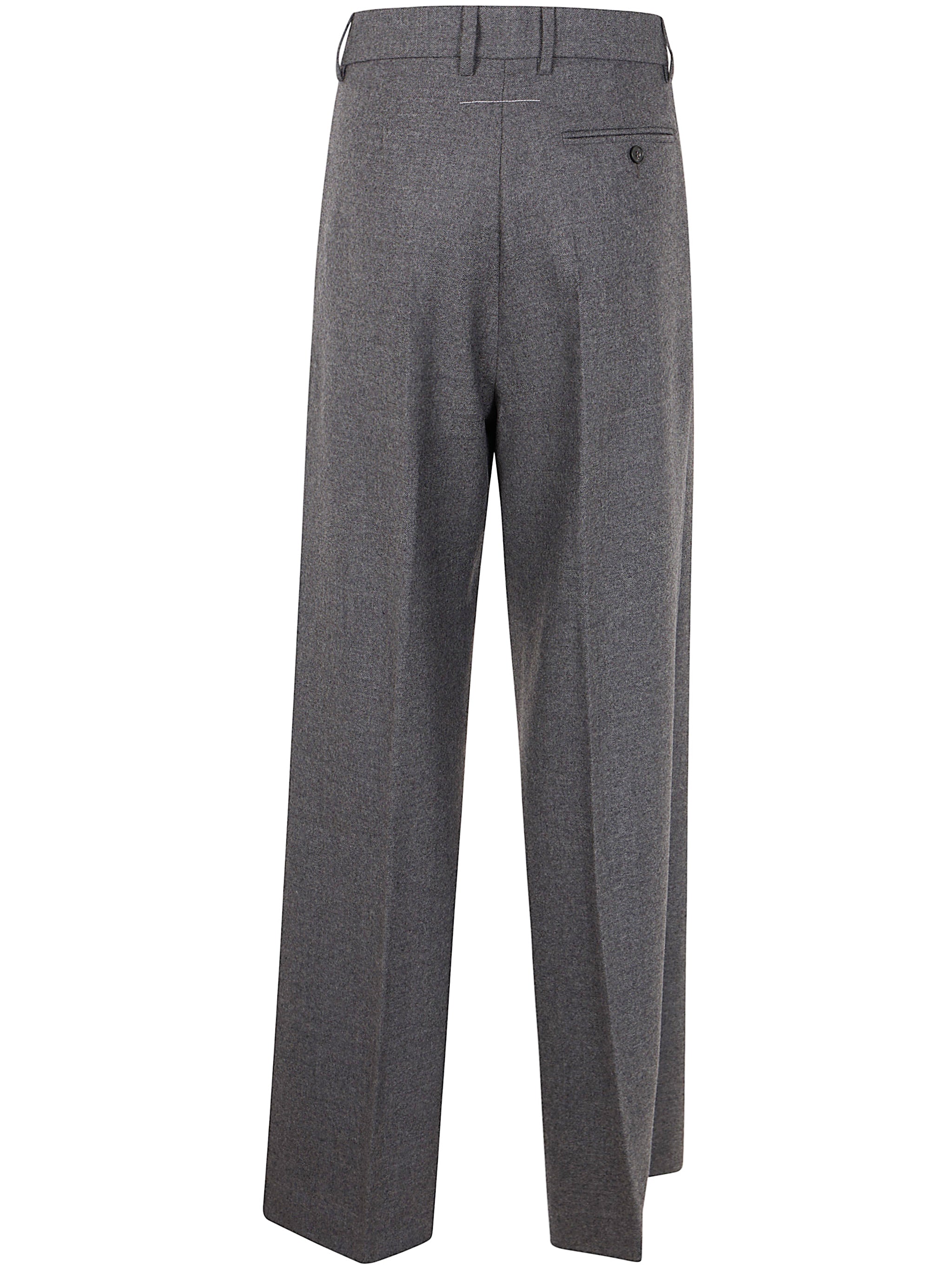 MM6 MAISON MARGIELA Wool Trousers for Women - FW25 Collection