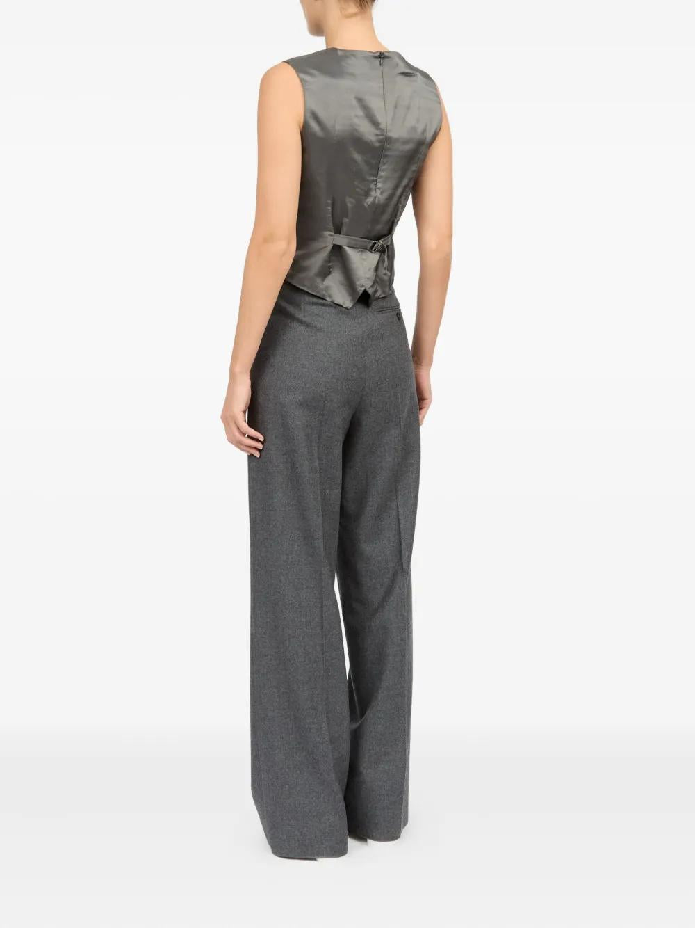 MM6 MAISON MARGIELA Wool Trousers for Women - FW25 Collection