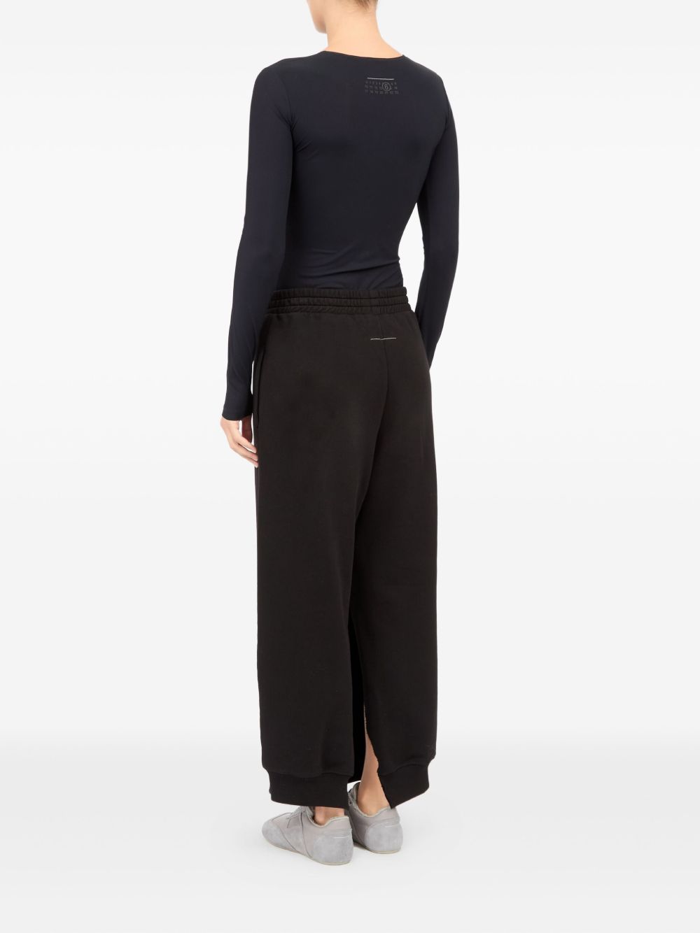 MM6 MAISON MARGIELA Cotton Trousers with Elasticated Waistband for Women
