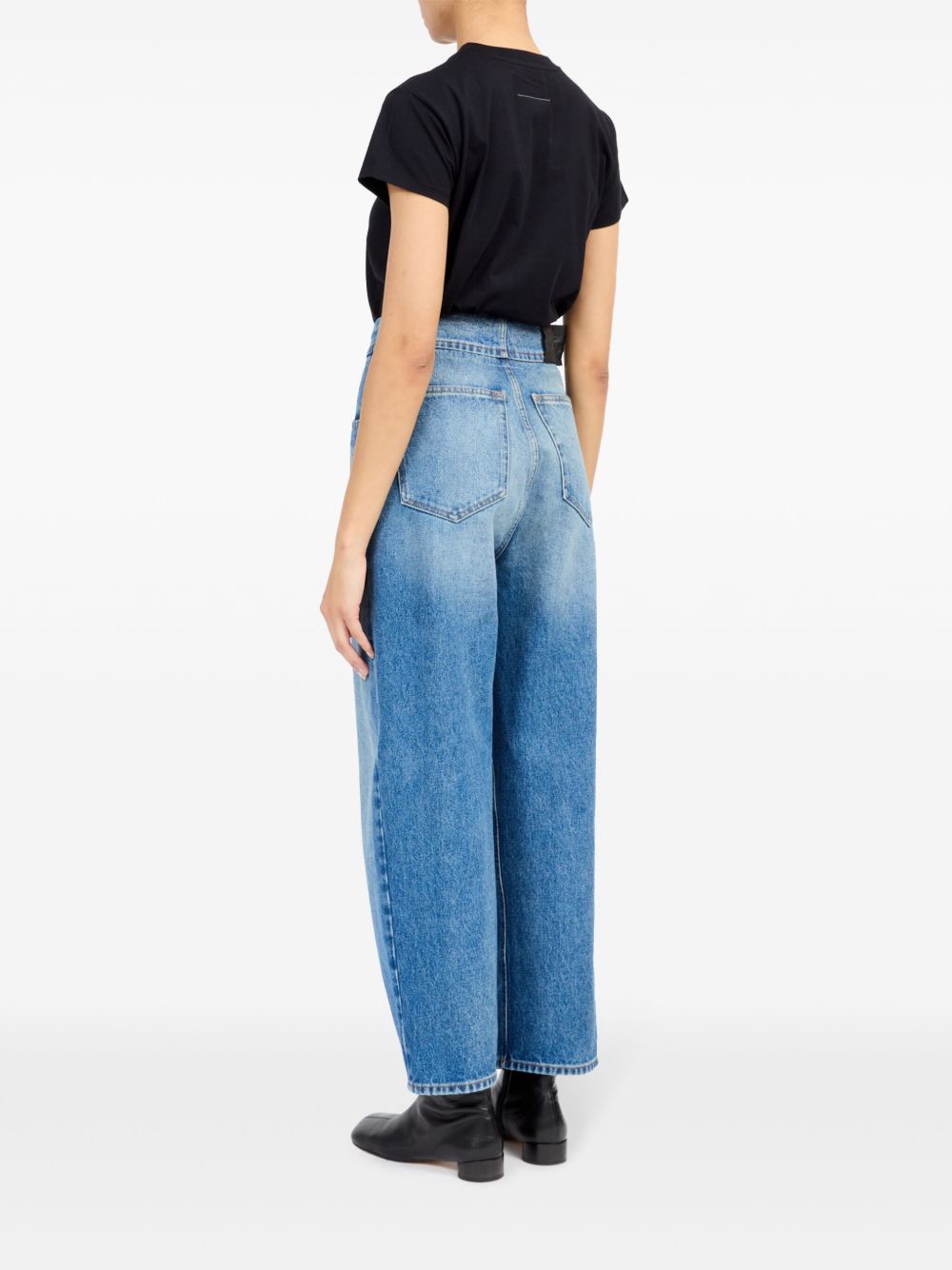 MM6 MAISON MARGIELA Straight Leg Cropped Jeans - Size 26