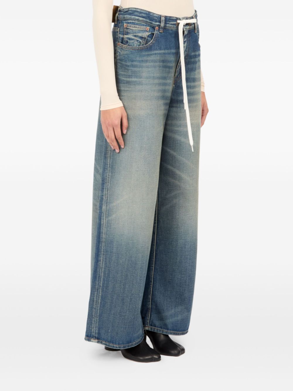 MM6 MAISON MARGIELA Wide-Leg Five-Pocket Jeans