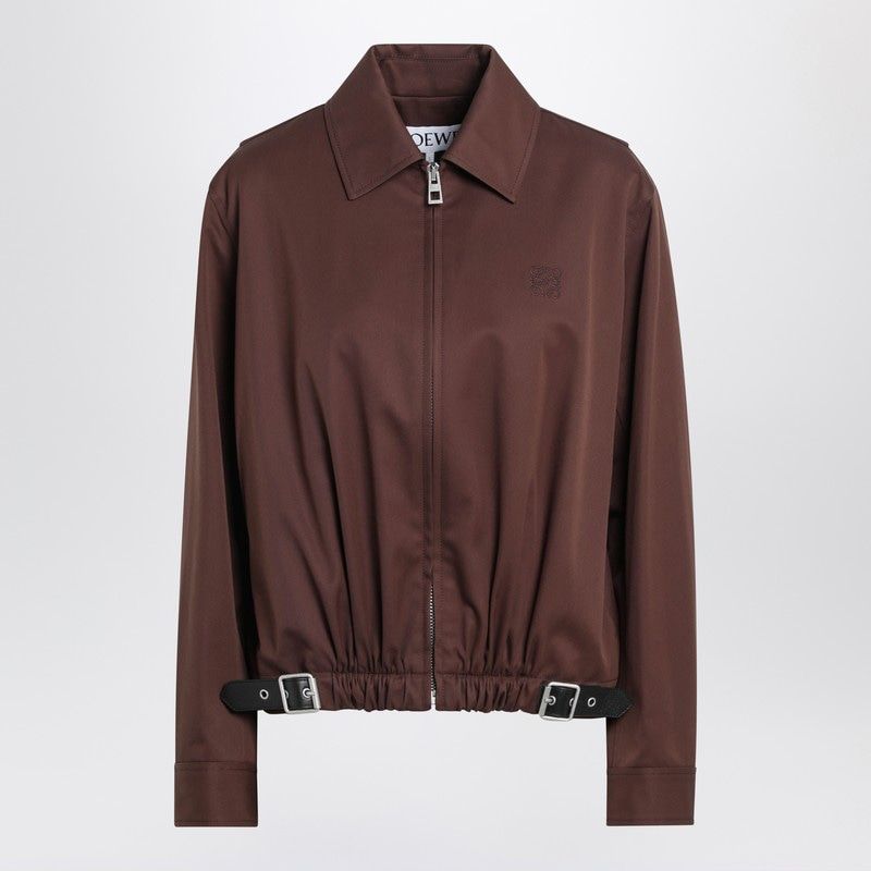 LOEWE Lightweight Jacket with Silk and Cotton Belt