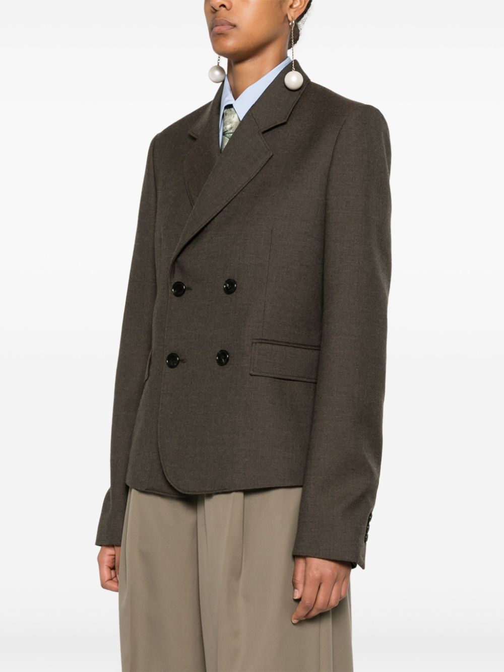 LOEWE Wool Double-Breasted Jacket