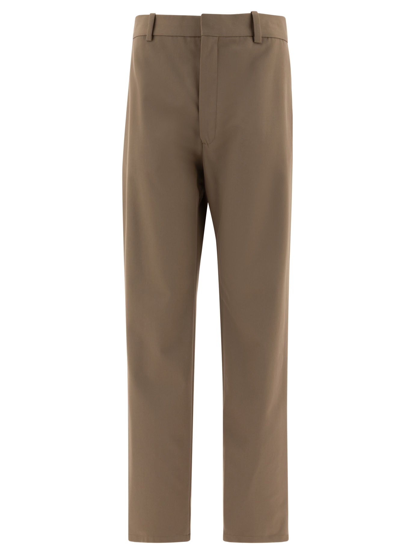 LOEWE Relaxed Fit Cotton and Silk Trousers for Women