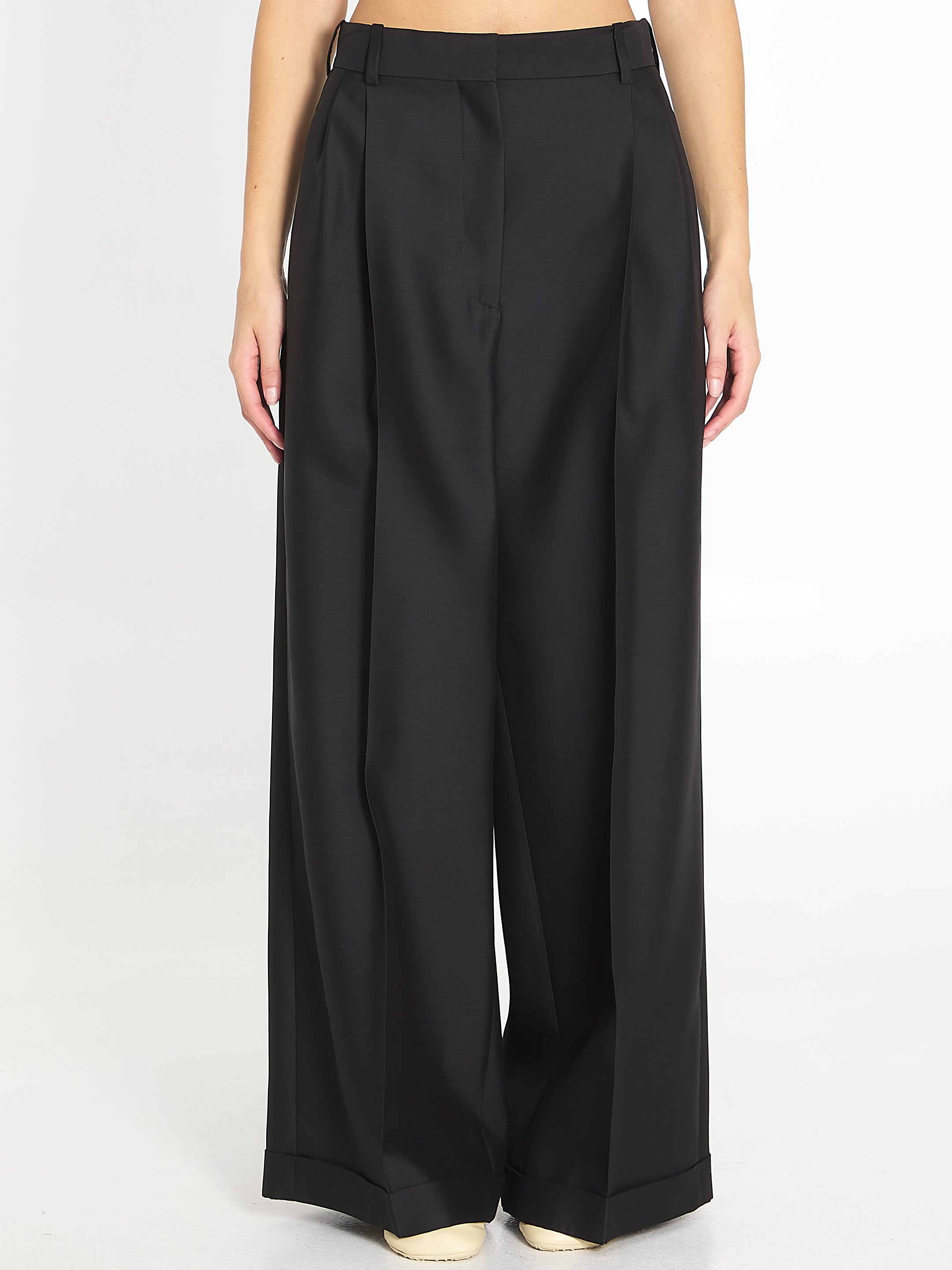 LOEWE High Waist Tailored Trousers - Size 36