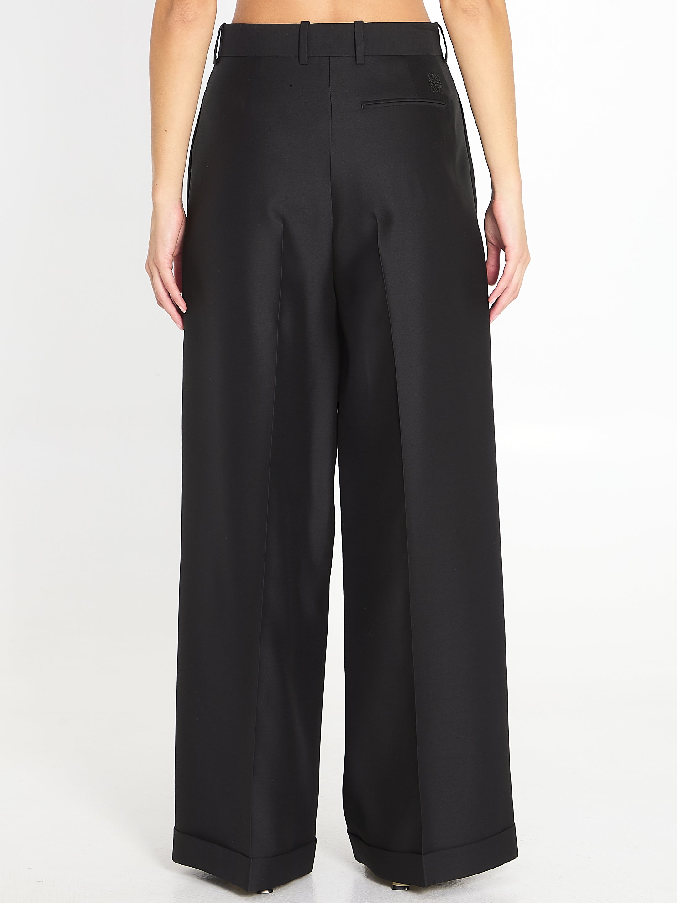 LOEWE High Waist Tailored Trousers - Size 36