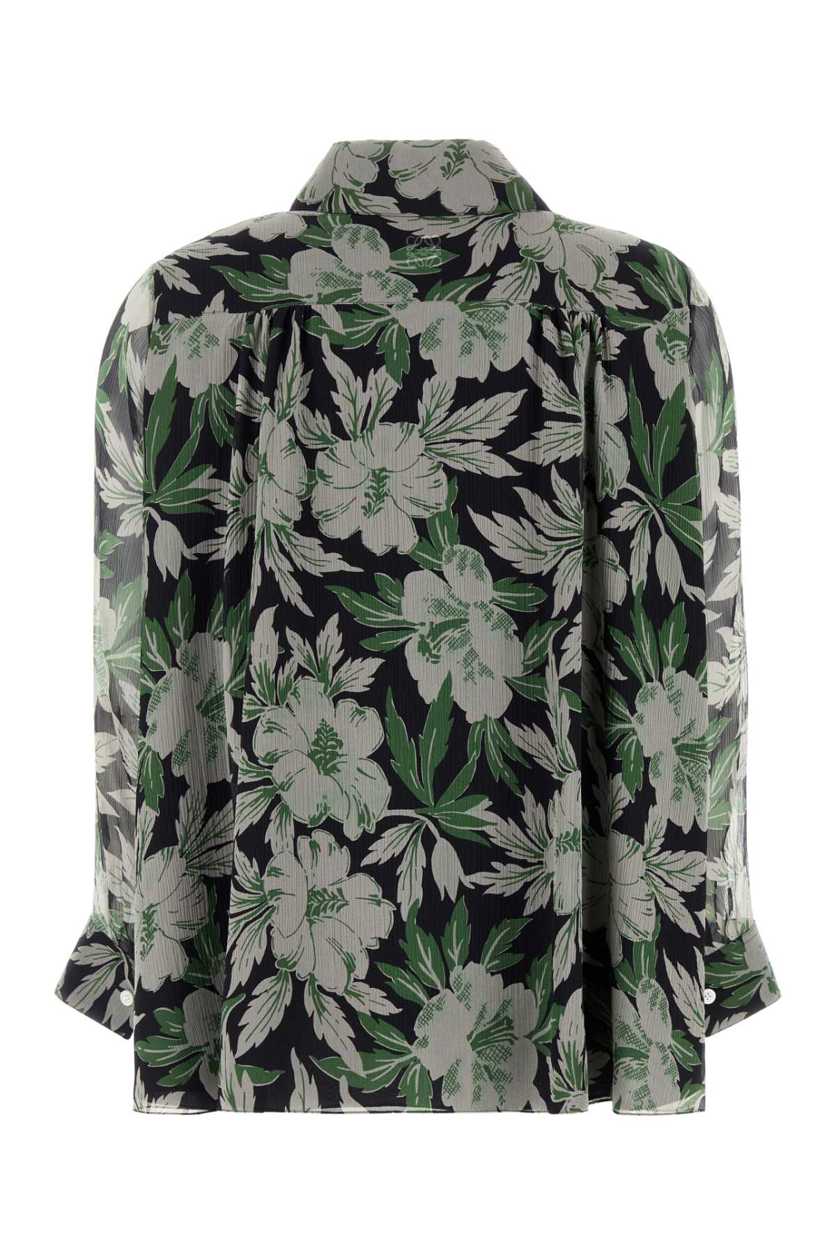 LOEWE Floral Printed Silk Shirt