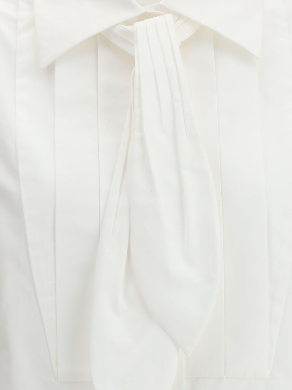 LOEWE Classic Cotton Shirt with Pleating Detail for Women - SS25