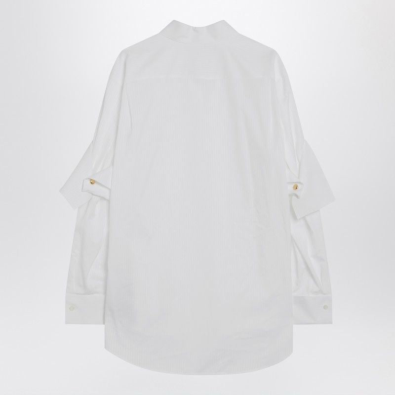 LOEWE Relaxed Fit Shirt with Double-Layer Cuffed Sleeves