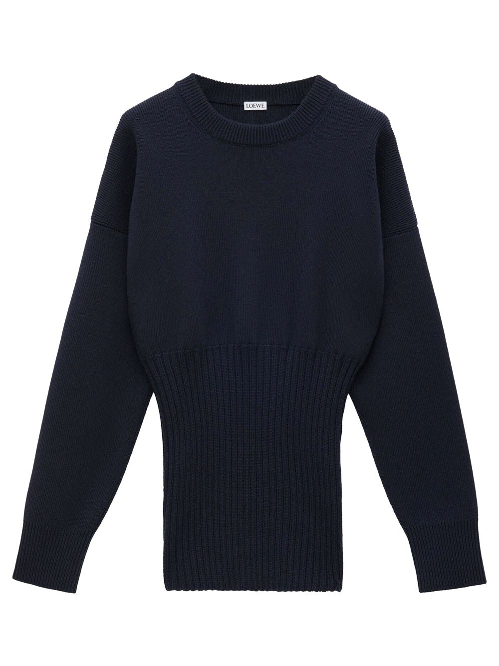 LOEWE Ribbed Wool Long Sweater