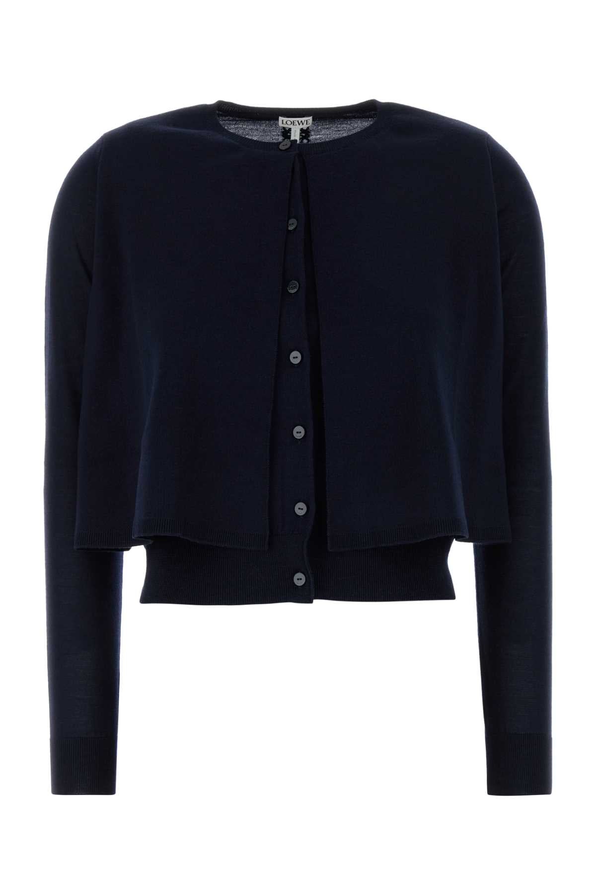 LOEWE Wool Cardigan for Women - SS25 Collection