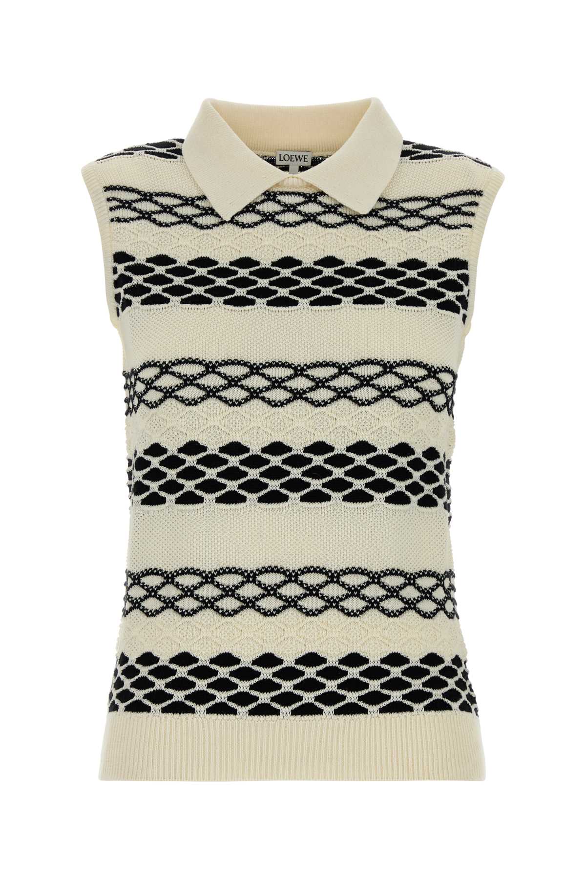 LOEWE Embroidered Cotton Vest