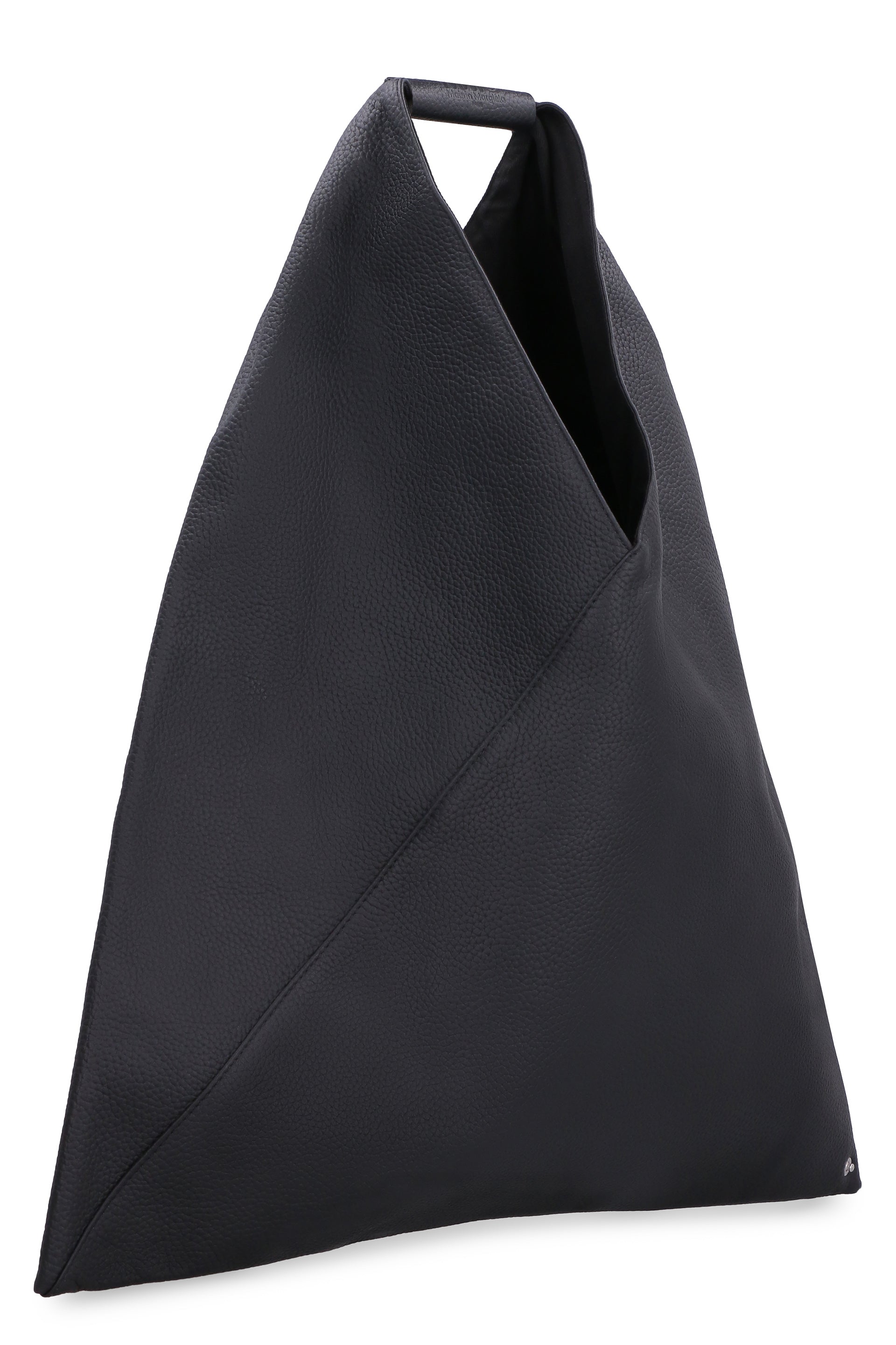 MM6 MAISON MARGIELA Pebbled Leather Tote Handbag - 50x54 CM