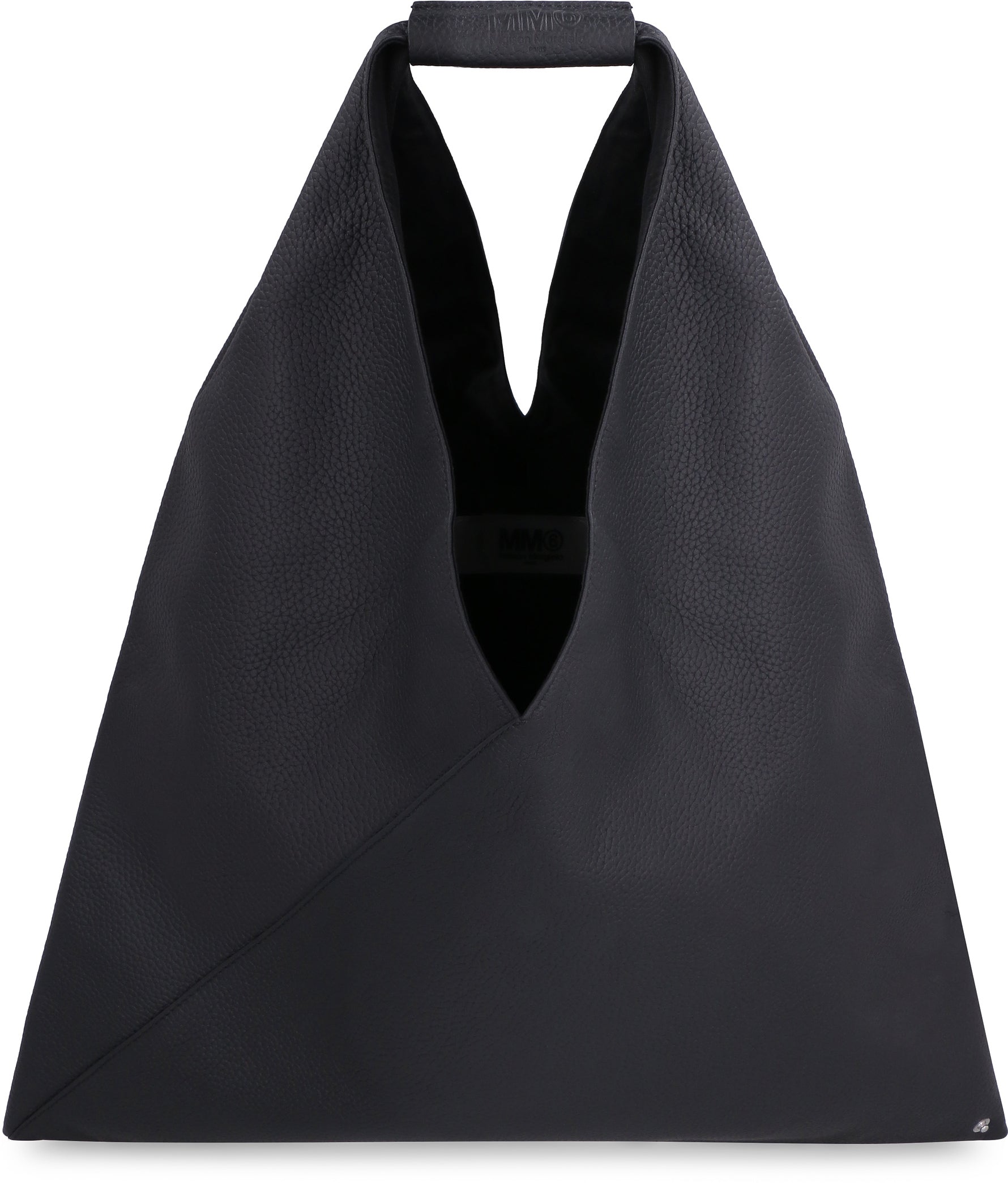 MM6 MAISON MARGIELA Pebbled Leather Tote Handbag - 50x54 CM