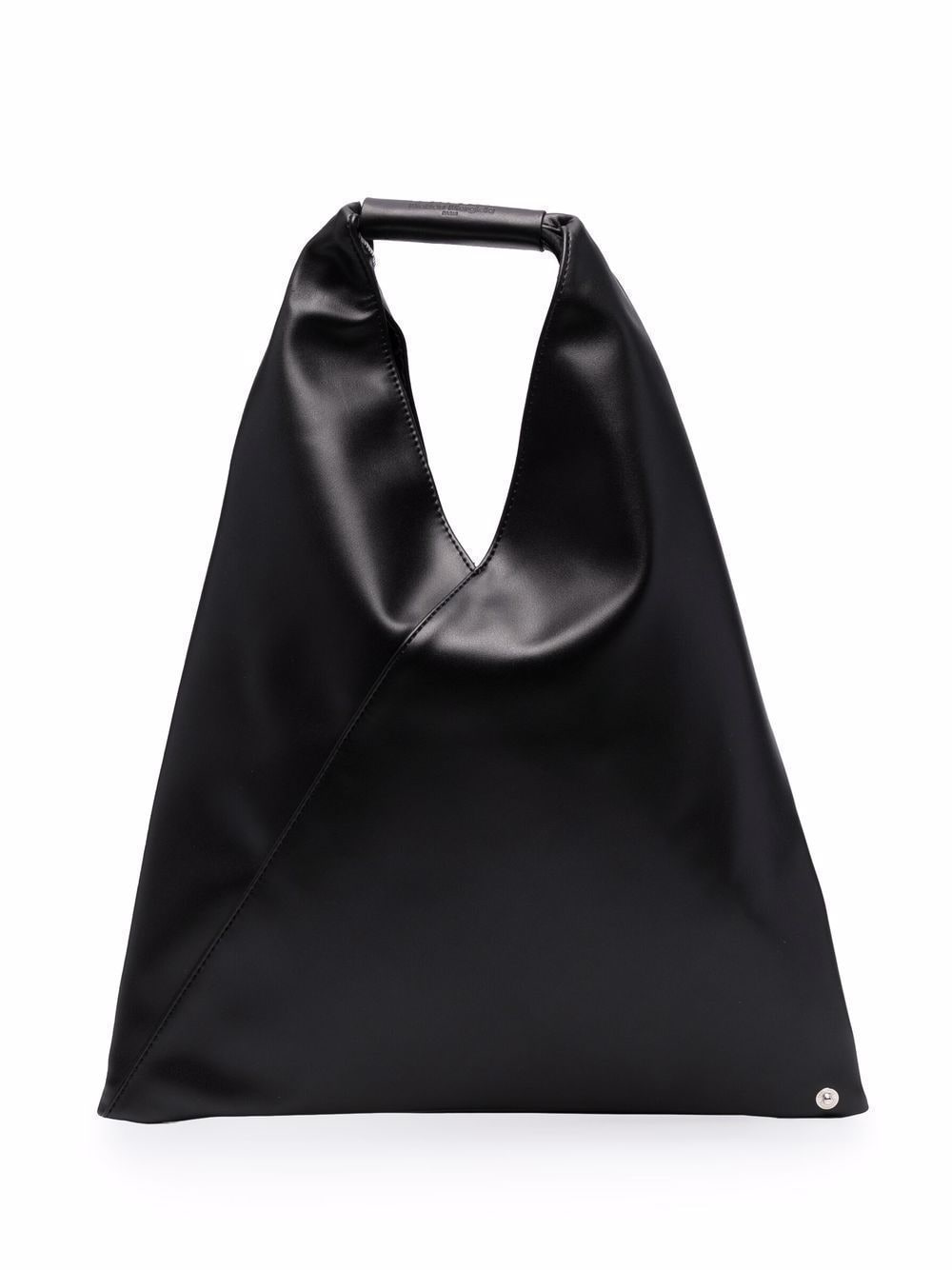 MM6 MAISON MARGIELA Mini Leather Grained Triangle Handbag