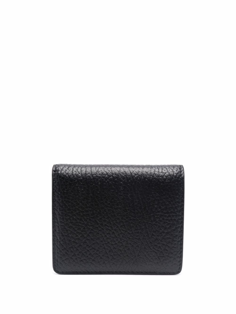 MAISON MARGIELA Pebbled 100% Leather Bi-Fold Wallet