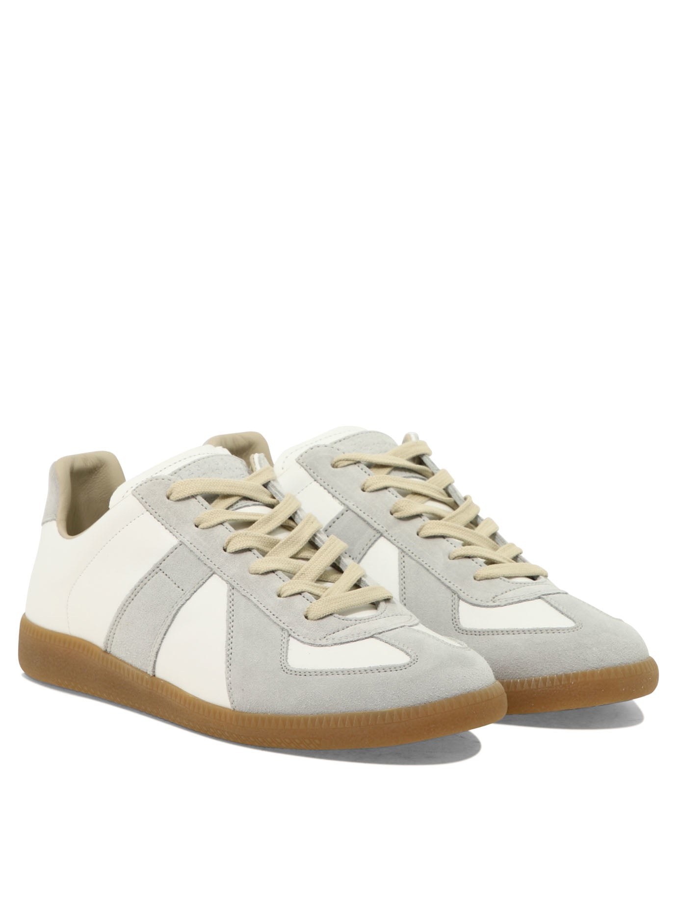 MAISON MARGIELA Replica Leather Low-Top Sneakers